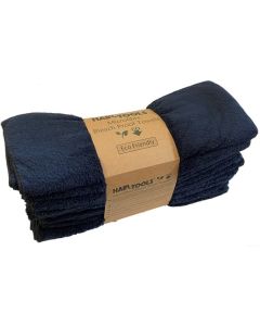 Hair Tools Microfibre Bleach Proof Black Towels (12 pk)