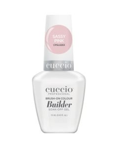 Cuccio Brush On Builder Gel With Calcium LED/UV 13ml - Sassy Pink