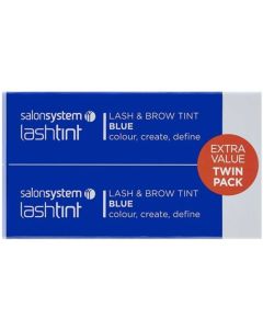 Salon System Eyelash Tint Twin Pack - Blue 15ml x2