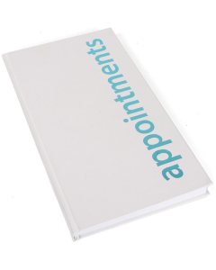 Agenda Appointment Book - 3 Column White