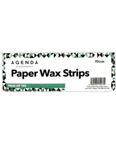 Agenda White Paper Wax Strips  (Pack of 100)