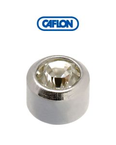 Caflon Stainless Polished Regular Mini (April) Birth Stone Pk12