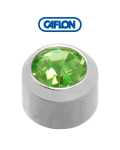 Caflon Stainless Polished Regular (August) Birth Stone