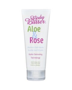 Body Butter Aloe & Rose Dark Tanning Lotion Accelerator Tube 180ml (2023)