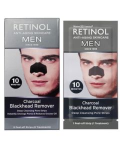 Retinol Anti-Ageing Men's Blackhead Charcoal Remover ( 6 Strips)