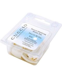 Cuccio French Manicure White Tips - 100 Assorted Pack