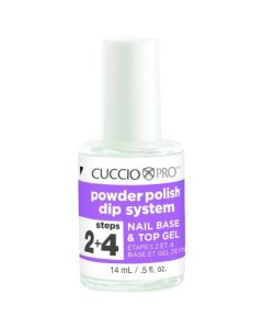 Cuccio Powder Polish Nail Base & Top Gel 14ml (Step 2 & 4)