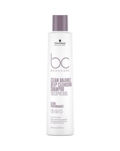 Schwarzkopf BC Bonacure Clean Balance Deep Cleansing Shampoo Tocopherol 250ml