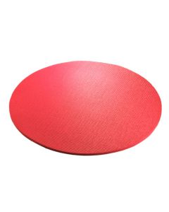 Floor Mat Round Foam - Red
