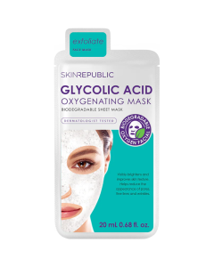 Skin Republic Glycolic Acid Oxygenating Face Mask Sheet