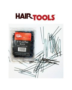 Hair Tools 3" Plain Pins Black (500)