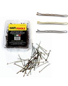 Hair Tools 2.5" Extra Long Waved Grips Brown (500)