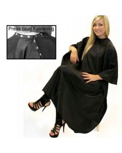 Hair Tools Black Unisex Gown (with Poppers)