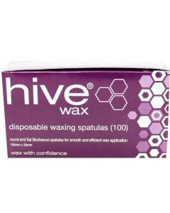 Hive Options Disposable Waxing Spatulas x 100 15cm x 2cm