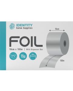Identity Regular Foil 100mm x 100m - Silver
