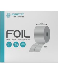 Identity Regular Foil 100mm x 250m - Silver