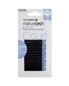 Marvelash (Double Tip Ellipse) C Curl 0.12 Fine Assorted 8