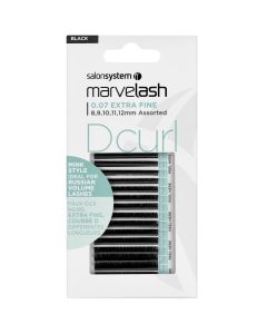 Marvelash (Mink Style) D Curl 0.07 Extra Fine Assorted 8