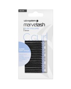 Salon System Marvelash C Curl 0.20 9mm (Volume) Black