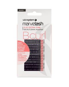 Salon System Marvelash B Curl 0.07 Assorted 8