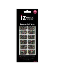 IZ Multicolour Metallic Nail Wrap