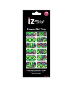 IZ Neon Diamond Nail Wrap