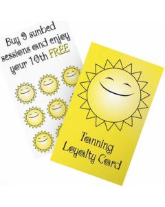 Tanning Loyalty Cards 100 Pack (2023)