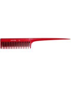 Pro Tip 10 Back Comber Comb Red (208 mm)