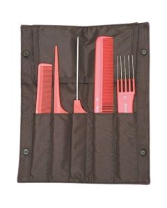 Pro Tip Comb Wallet - 5 Piece Comb Set