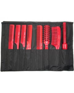 Pro Tip Tool Roll Comb and Brush Collection