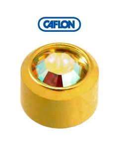 Caflon Gold Regular Rock Crystal Birth Stone