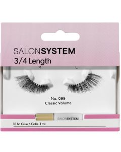Salon System Strip Lashes - 099 3/4 Length (Classic Volume)