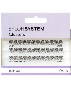 Salon System Cluster Lashes - Wispy Short