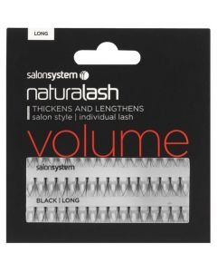 Salon System Individual Lashes Flare Black - Long (VOLUME)