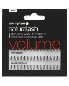 Salon System Individual Lashes Flare Black - Medium (VOLUME)