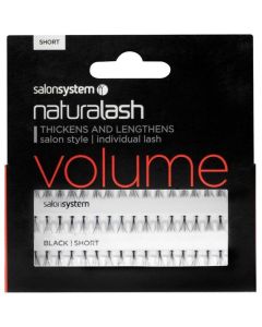 Salon System Individual Lashes Flare Black - Short (VOLUME)