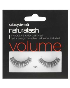 Salon System Naturalash Strip Lashes - 101 Black (VOLUME)