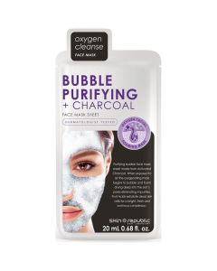 Skin Republic Face Mask Bubble + Purifying + Charcoal Face Mask 18ml
