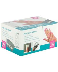The Edge Foil Nail Wraps with pads 100s