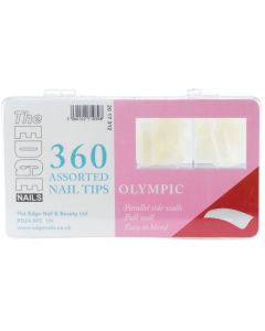 The Edge Nails OLYMPIC Nail Tips - (360 Assorted Pack)