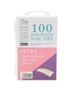 The Edge Nails ULTRA Nail Tips - (100 Assorted Pack)