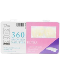 The Edge Nails ULTRA Nail Tips - (360 Assorted Pack)