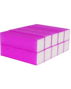 The Edge Neon Purple Sanding Block 4-Way 10pk
