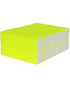 The Edge Neon Yellow Sanding Block 4-Way 10pk