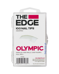 The Edge Nails OLYMPIC Nail Tips - (100 Assorted Pack)