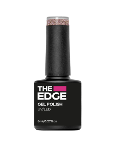 The Edge Gel Polish 8ml- The Rose Glitter 