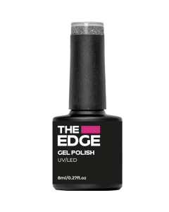 The Edge Gel Polish 8ml- The Silver Glitter 