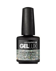 Gellux Holographic Top Coat No Wipe 15ml