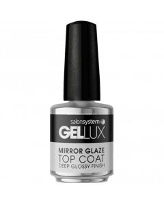 Gellux Mirror Glaze Top Coat No Wipe 15ml