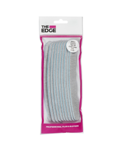 The Edge Files Zebra Curved 100/180 Cushioned File 10pk